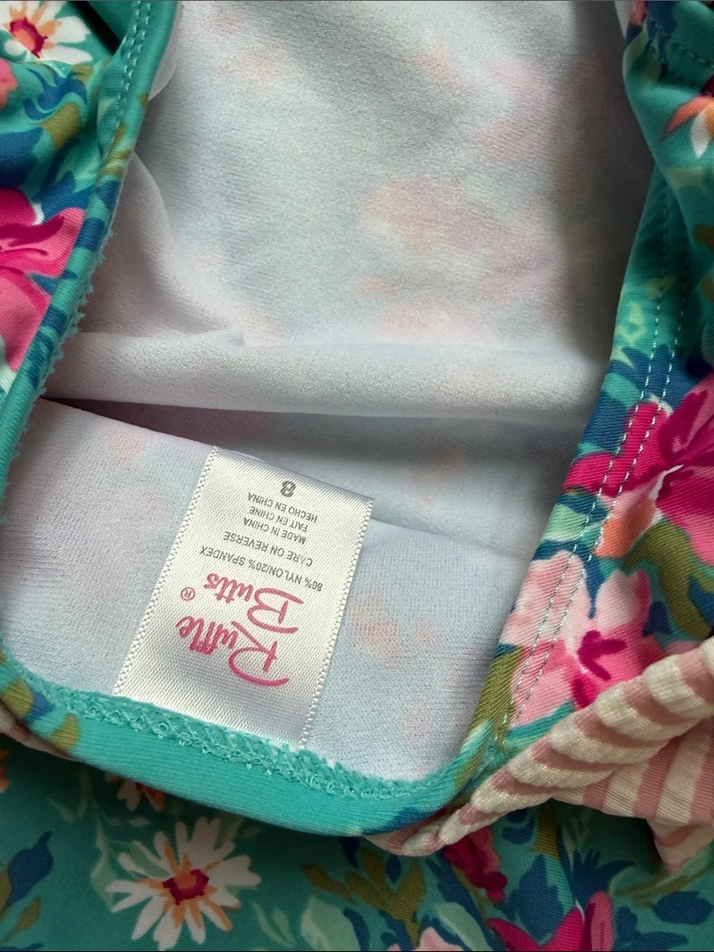 RuffleButts Fancy Me swimsuit size 8…EUC